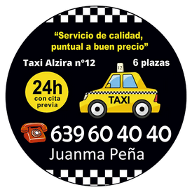 Taxi Alzira Juanma Peña logo